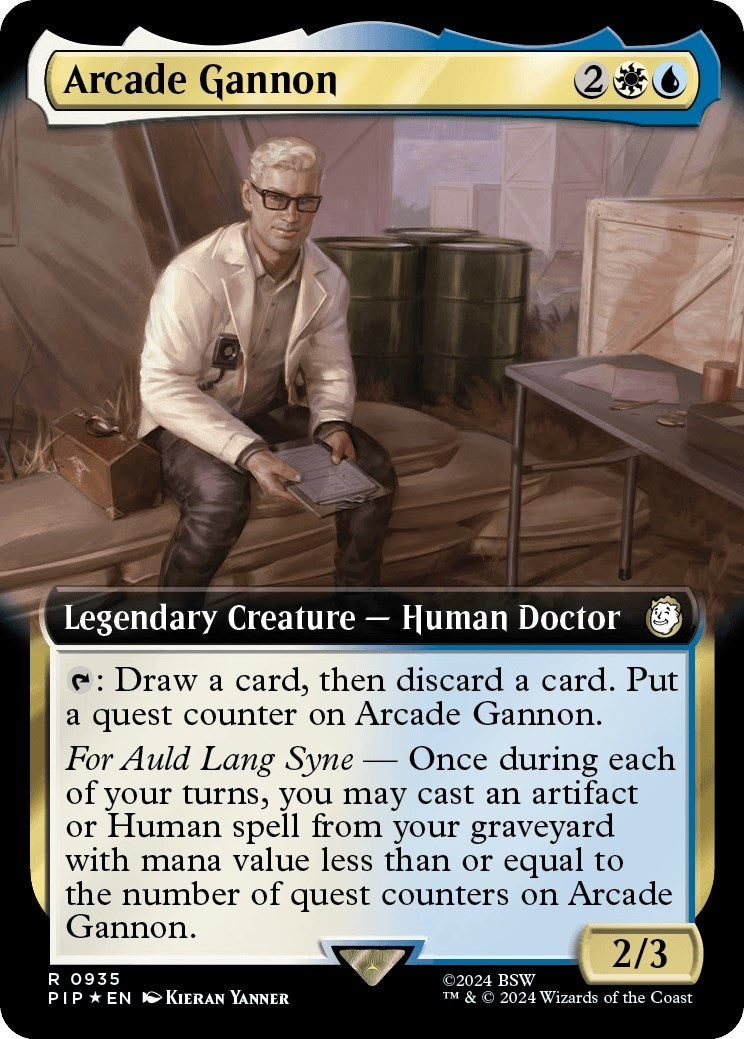 Arcade Gannon (Extended Art) (Surge Foil) (935) [PIP] - MTG Single
