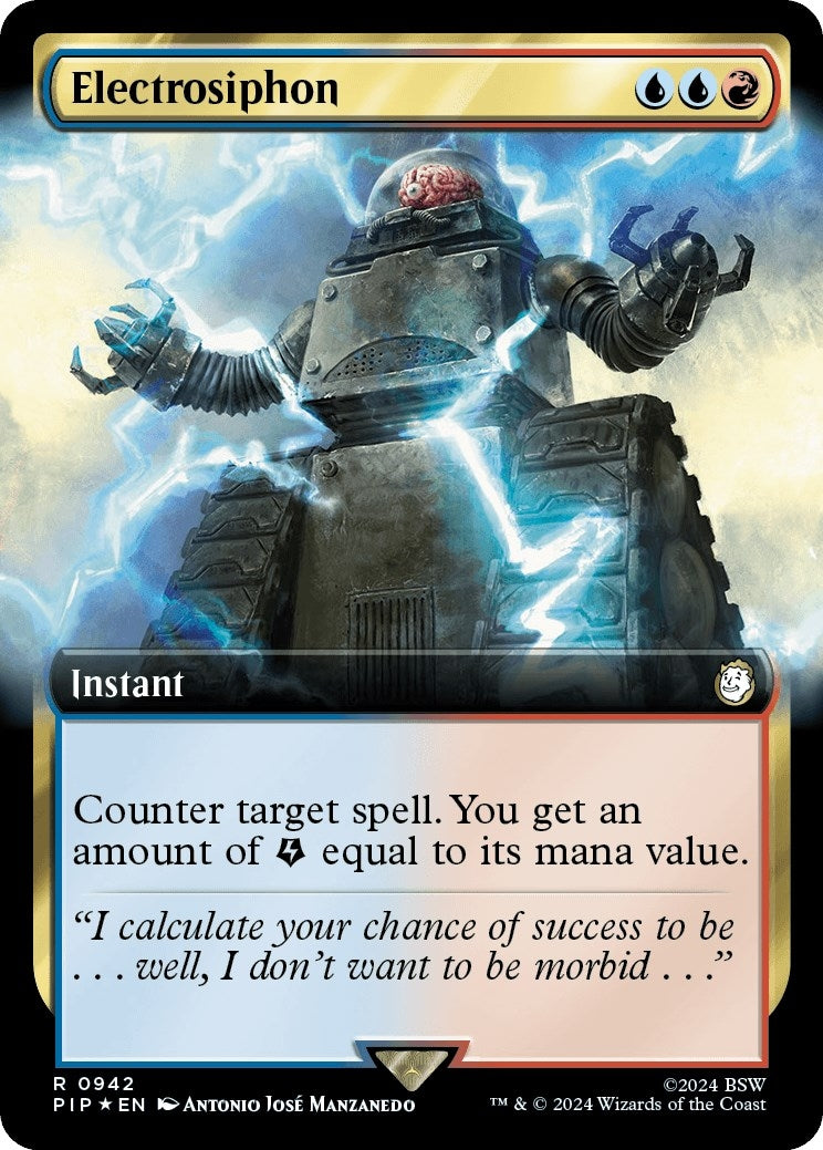 Electrosiphon (Extended Art) (Surge Foil) (942) [PIP] - MTG Single