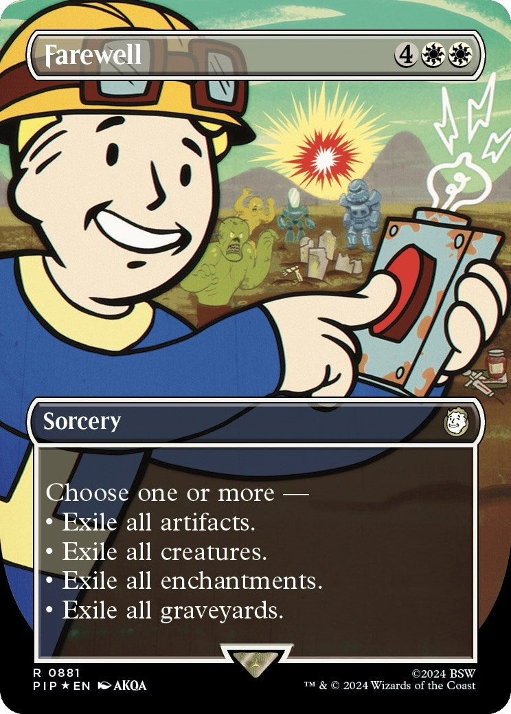 Farewell (Borderless) (Surge Foil) (881) [PIP] - MTG Single