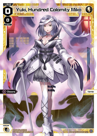 Yuki Hundred Calamity Miko (12011) [WXDi-P12] - WIXOSS Single