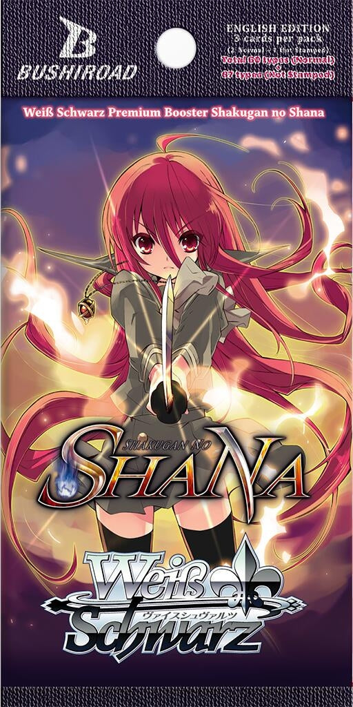 Shakugan no Shana Premium Booster Pack [SS] - Weiss Schwarz Sealed