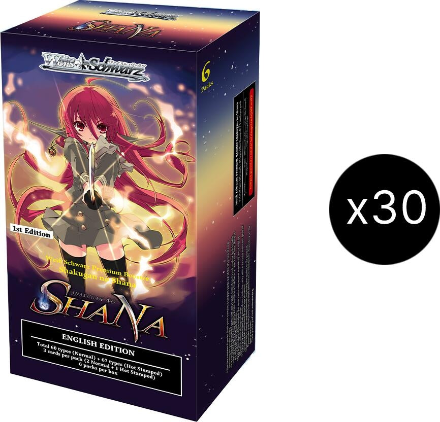 Shakugan no Shana Premium Booster Box Case [SS] - Weiss Schwarz Sealed