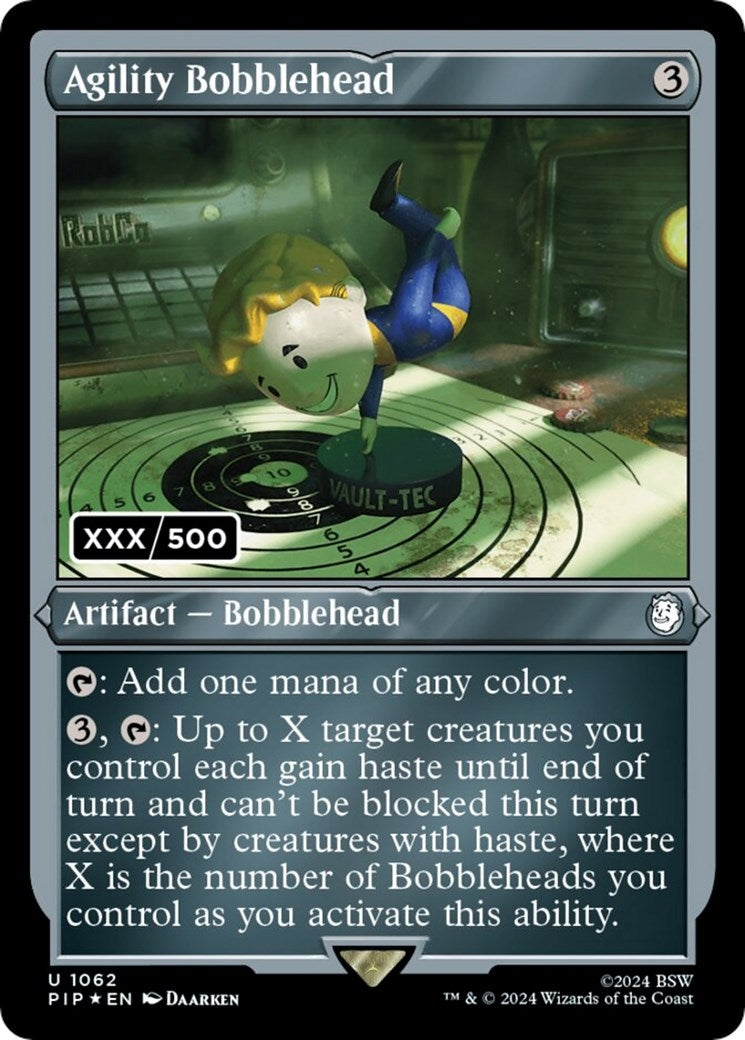 Agility Bobblehead (Serial Numbered) (1062) [PIP] - MTG Single