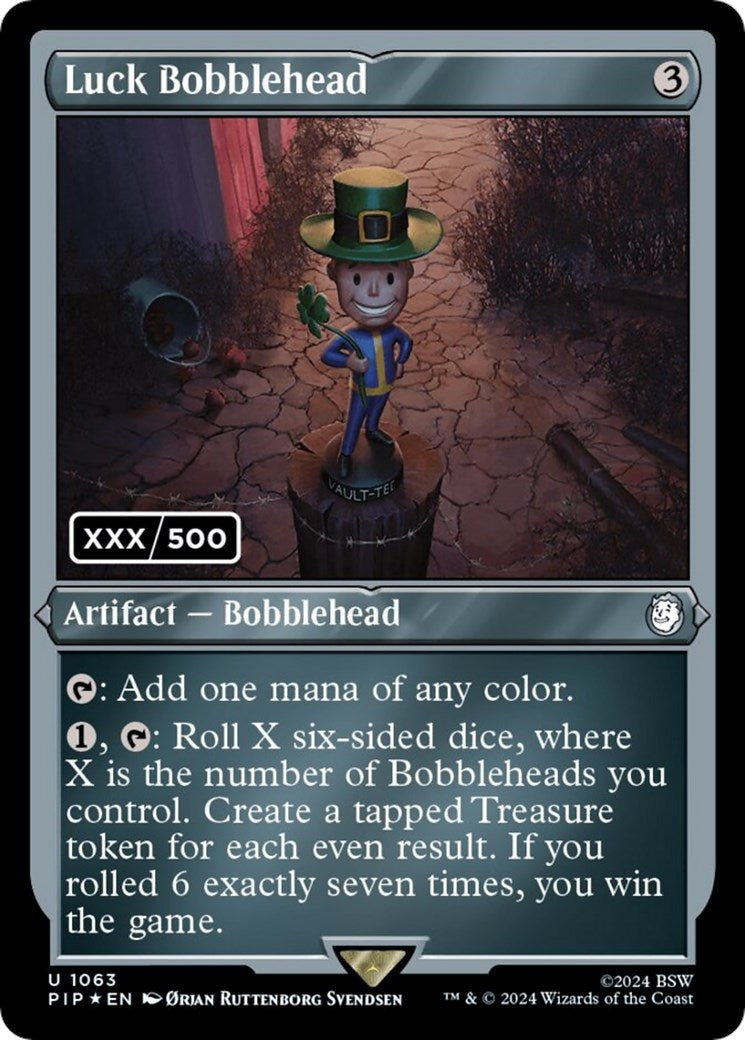 Luck Bobblehead (Serial Numbered) (1063) [PIP] - MTG Single