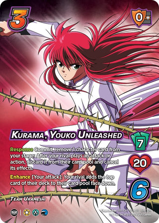 Kurama Youko Unleashed (XR) (64) [YDT] - UniVersus Single