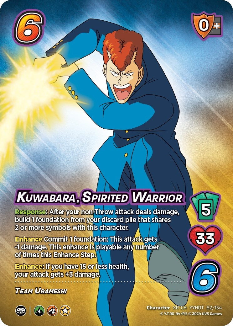 Kuwabara Spirited Warrior (XR) (82) [YDT] - UniVersus Single