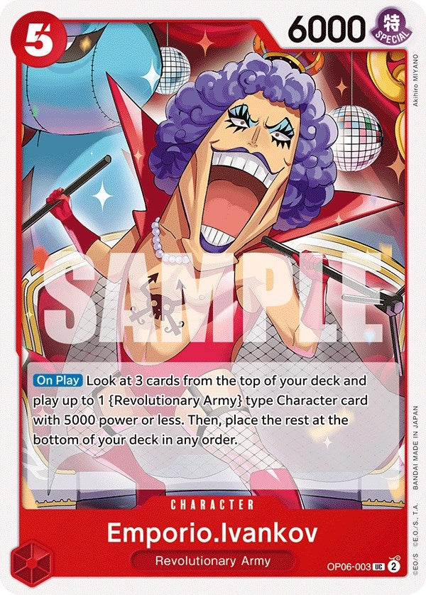 Emporio.Ivankov (6003) (OP06) - One Piece Card Game Single