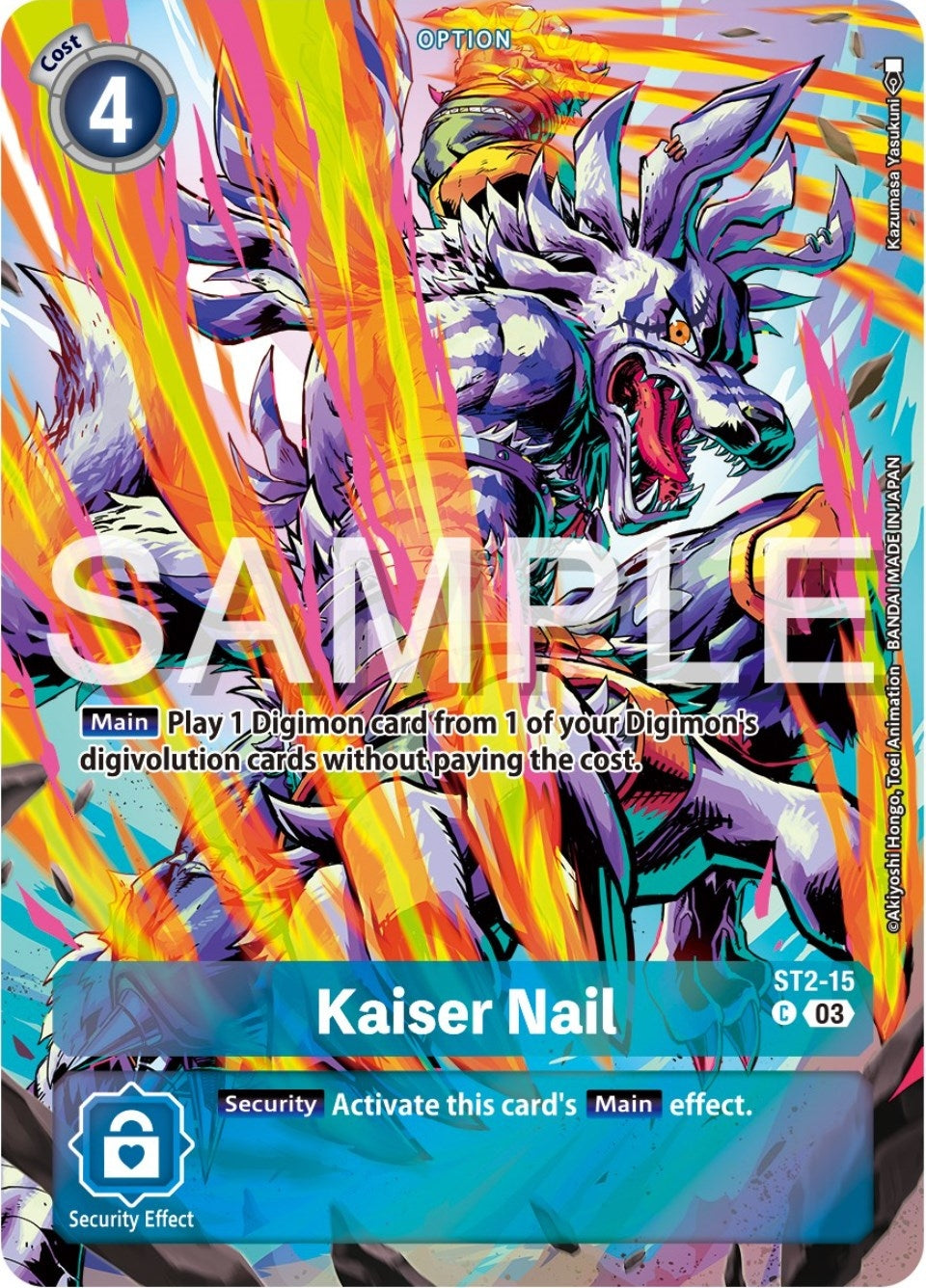 Kaiser Nail (Bonus Pack) (215) [ST-17] - Digimon Card Game Single