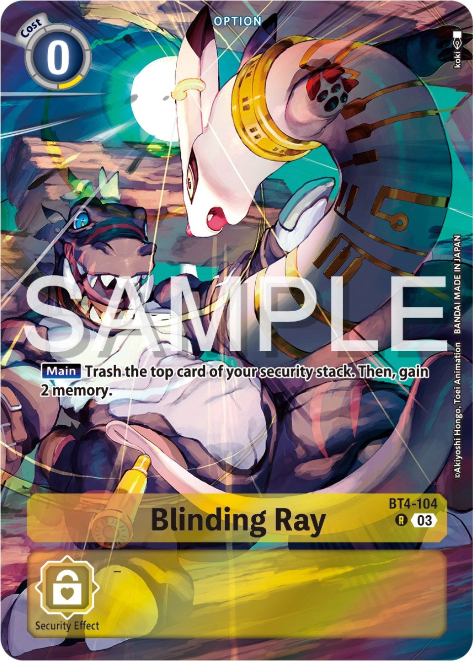 Blinding Ray (Bonus Pack) (4104) [ST-17] - Digimon Card Game Single