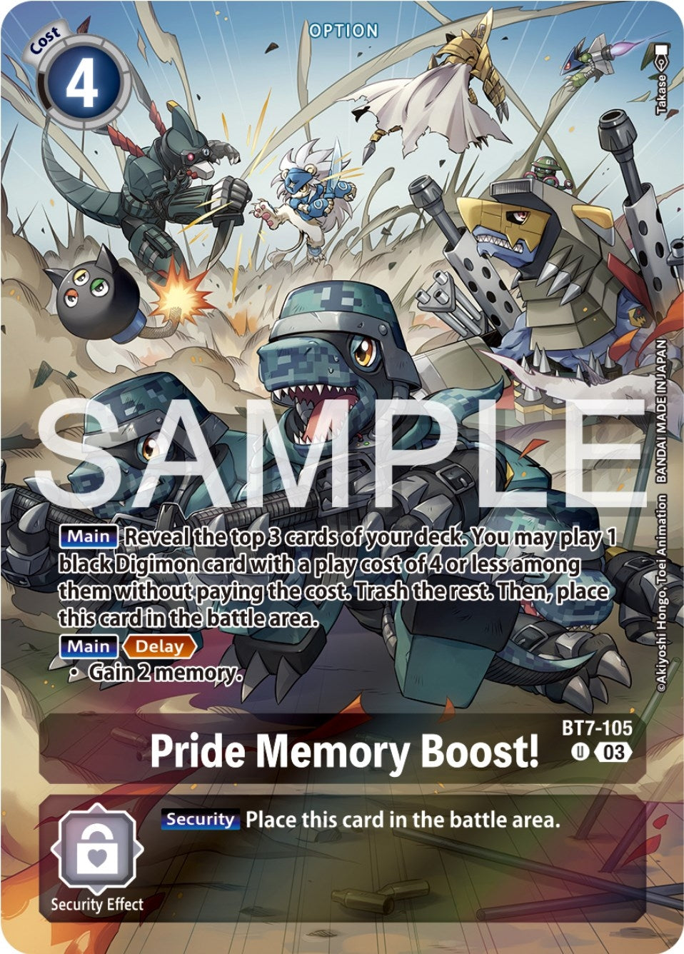 Pride Memory Boost! (Bonus Pack) (7105) [ST-17] - Digimon Card Game Single