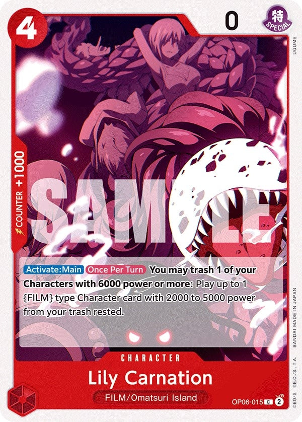 Lily Carnation (6015) (OP06) - One Piece Card Game Single