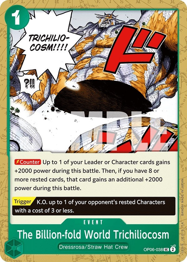 The Billion-fold World Trichiliocosm (6038) (OP06) - One Piece Card Game Single