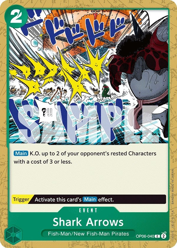 Shark Arrows (6040) (OP06) - One Piece Card Game Single