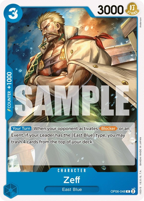 Zeff (6048) (OP06) - One Piece Card Game Single