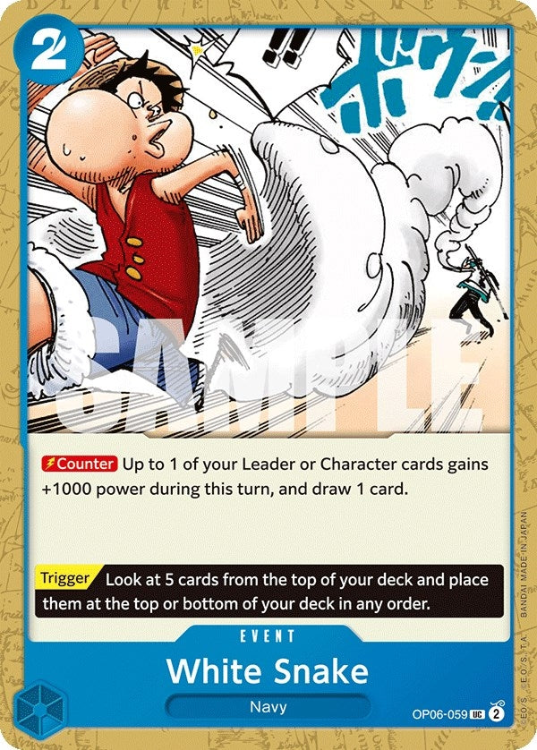 White Snake (6059) (OP06) - One Piece Card Game Single
