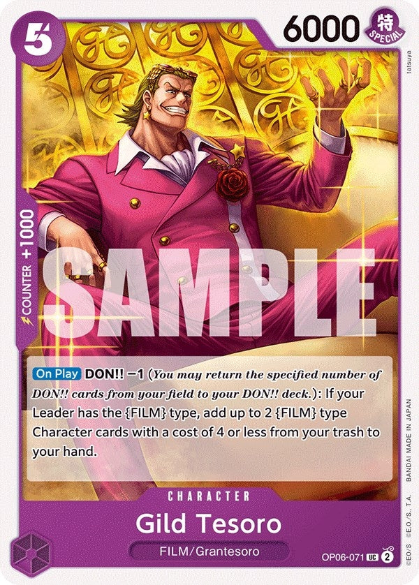 Gild Tesoro (6071) (OP06) - One Piece Card Game Single
