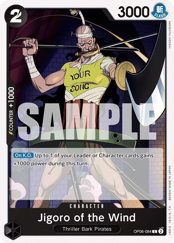 Jigoro of the Wind (6084) (OP06) - One Piece Card Game Single