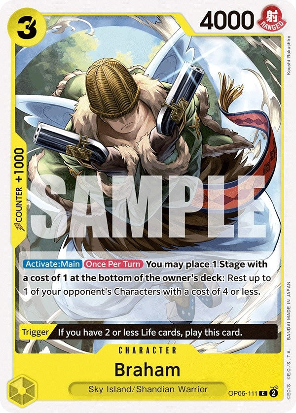 Braham (6111) (OP06) - One Piece Card Game Single