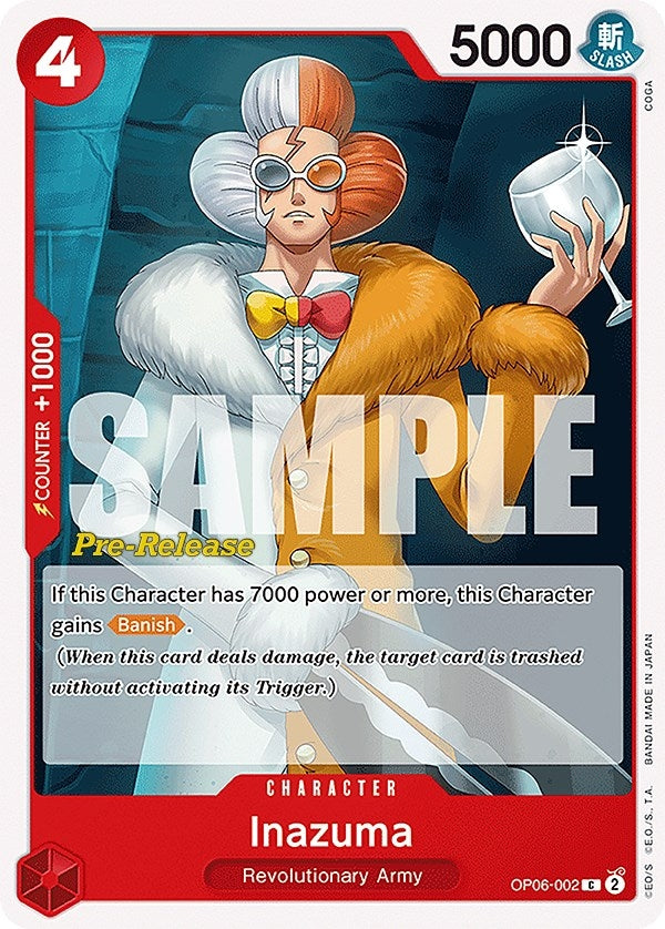 Inazuma (6002) (OP06 PRE) - One Piece Card Game Single