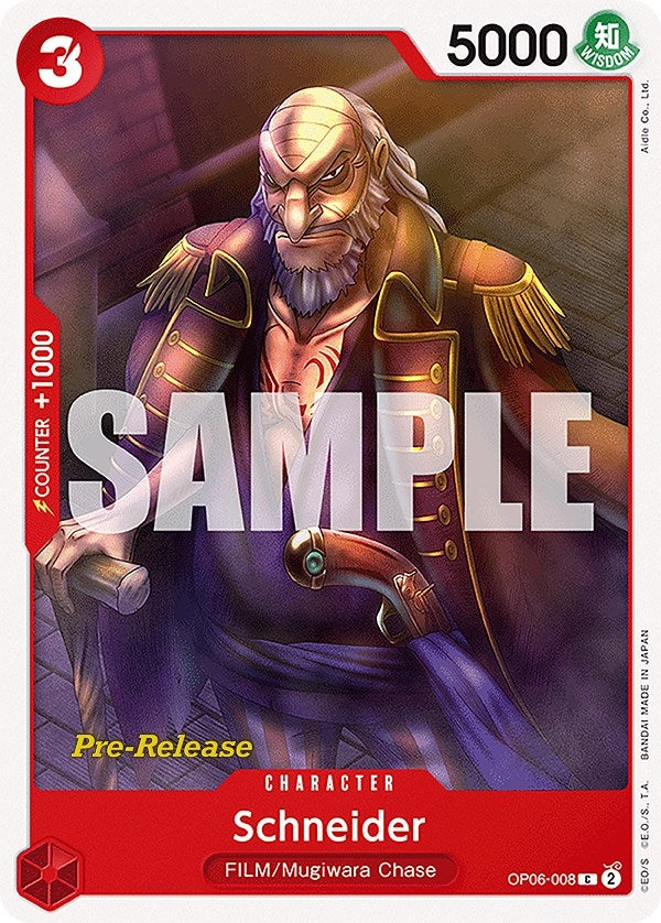 Schneider (6008) (OP06 PRE) - One Piece Card Game Single