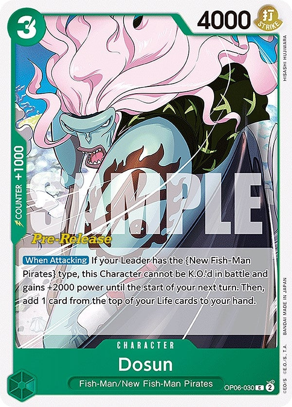 Dosun (6030) (OP06 PRE) - One Piece Card Game Single