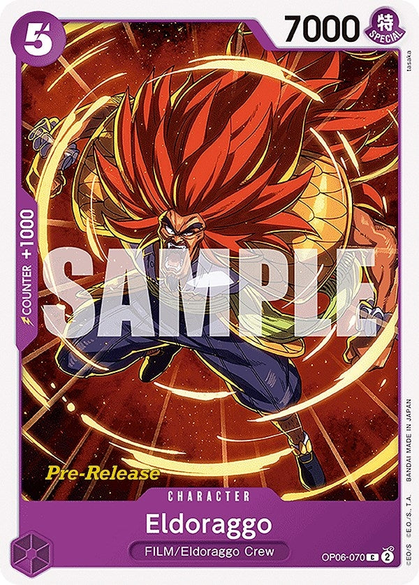 Eldoraggo (6070) (OP06 PRE) - One Piece Card Game Single