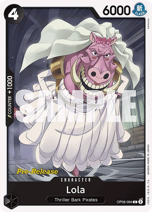 Lola (6094) (OP06 PRE) - One Piece Card Game Single