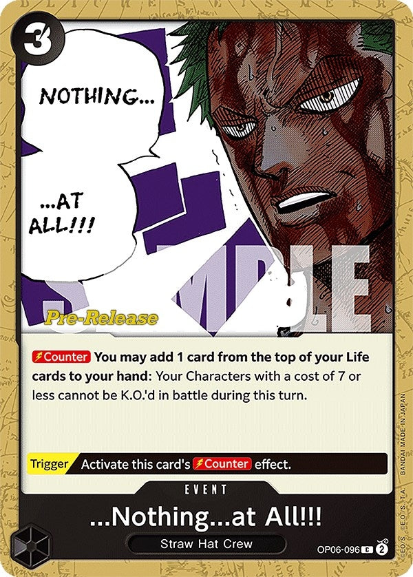 ...Nothing...at All!!! (6096) (OP06 PRE) - One Piece Card Game Single