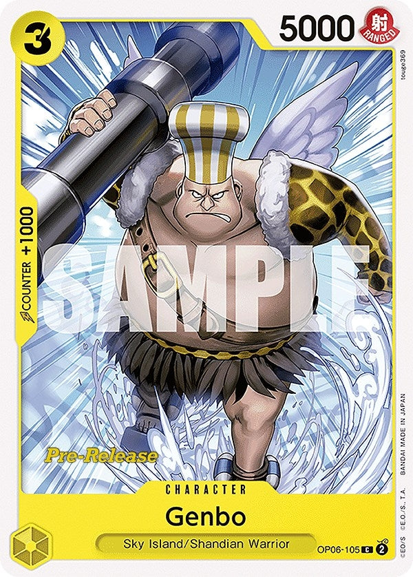 Genbo (6105) (OP06 PRE) - One Piece Card Game Single