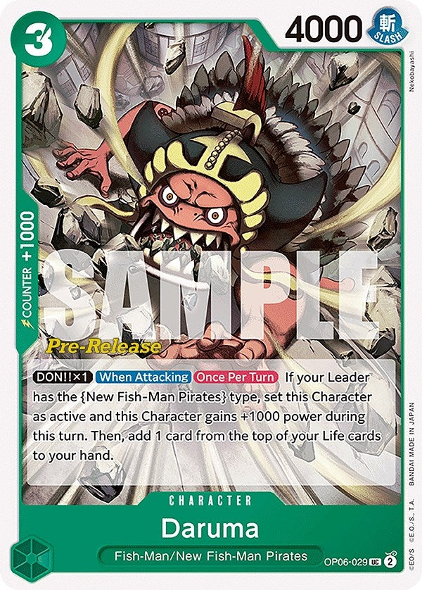 Daruma (6029) (OP06 PRE) - One Piece Card Game Single