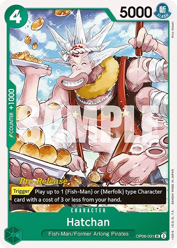 Hatchan (6031) (OP06 PRE) - One Piece Card Game Single
