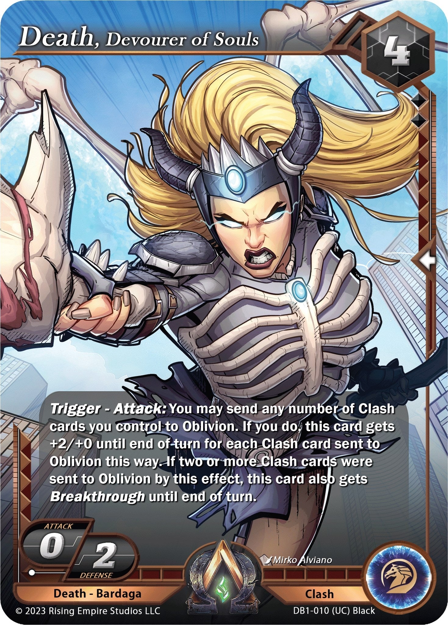 Death Devourer of Souls (1010) [DB1] - Alpha Clash Single