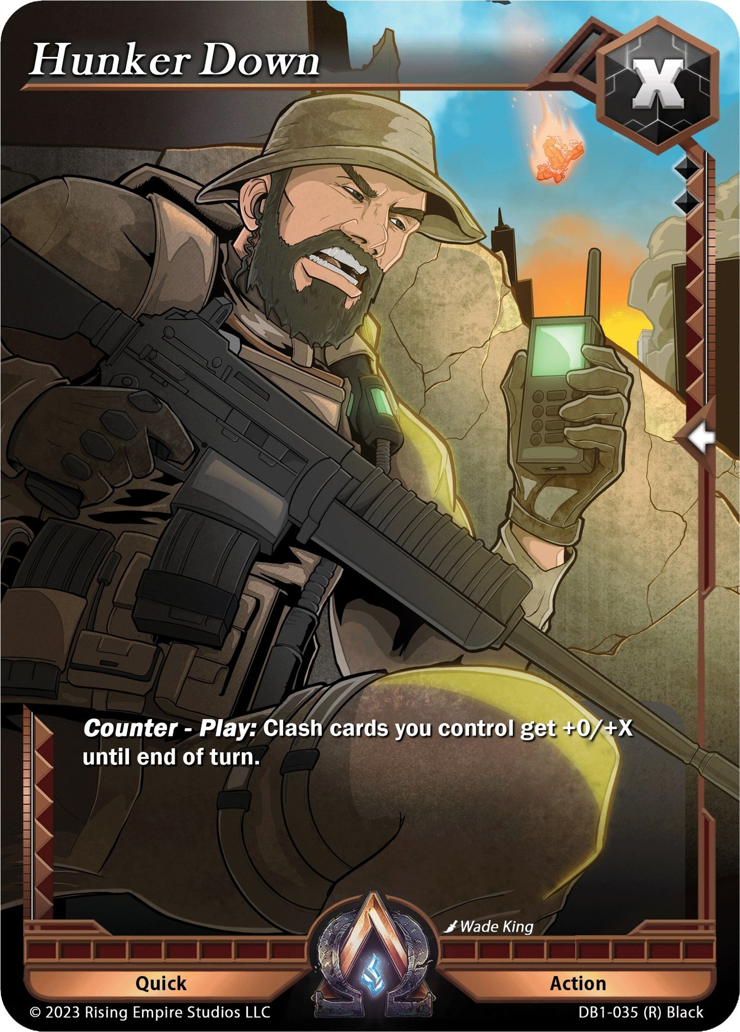 Hunker Down (1035) [DB1] - Alpha Clash Single