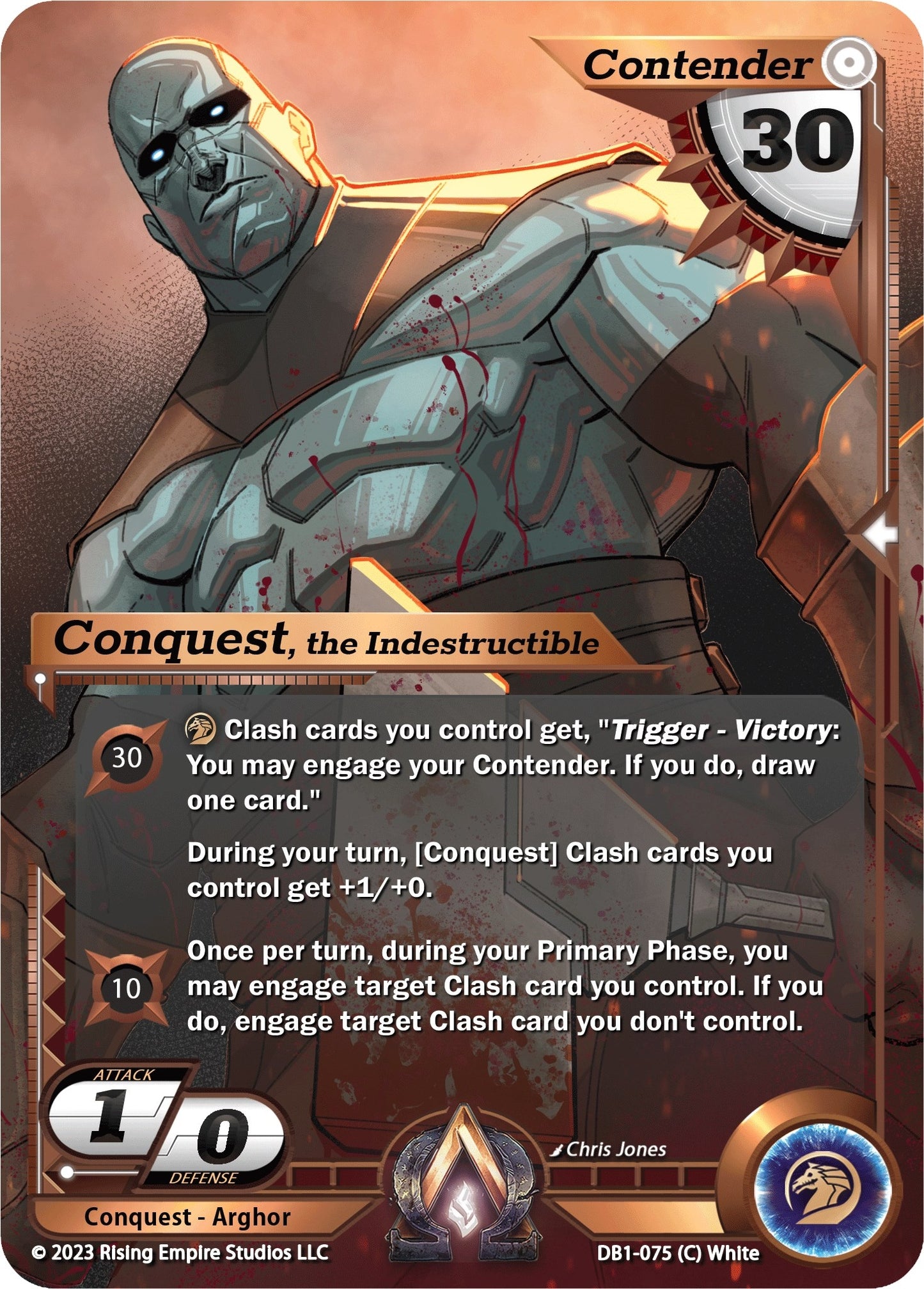 Conquest the Indestructible (1075) [DB1] - Alpha Clash Single