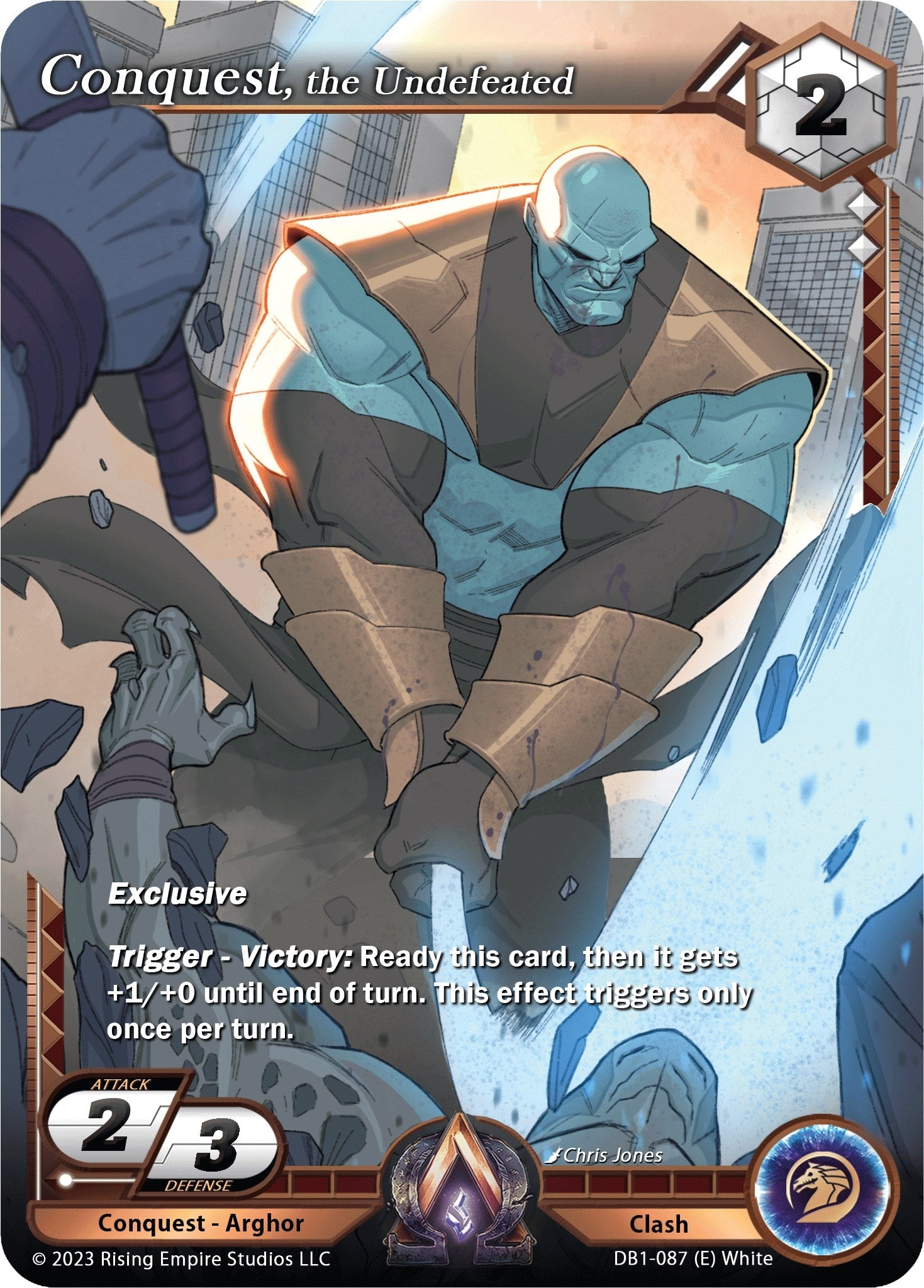 Conquest the Undefeated (1087) [DB1] - Alpha Clash Single