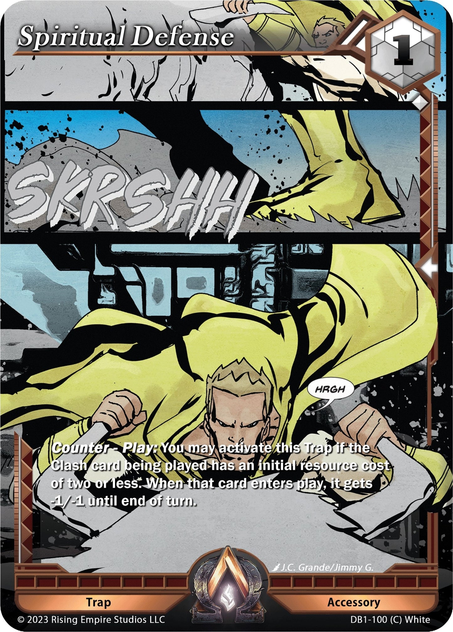 Spiritual Defense (1100) [DB1] - Alpha Clash Single