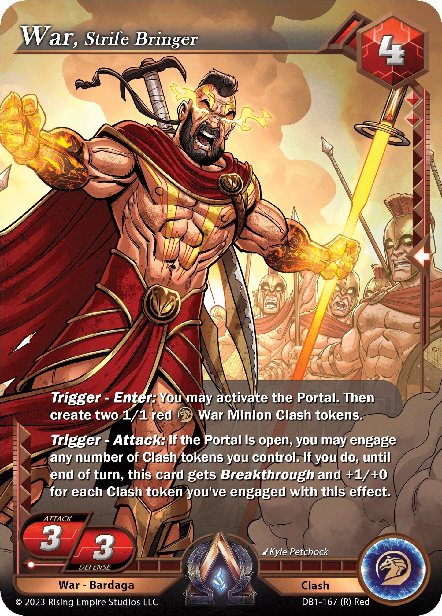 War Strife Bringer (1167) [DB1] - Alpha Clash Single