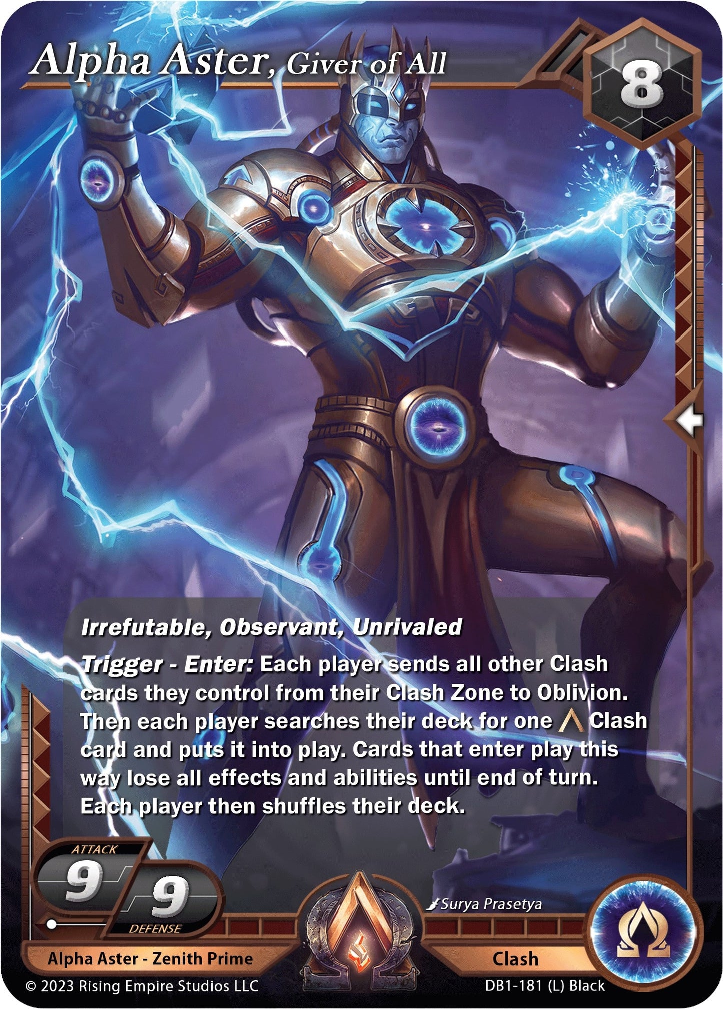 Alpha Aster Giver of All (1181) [DB1] - Alpha Clash Single