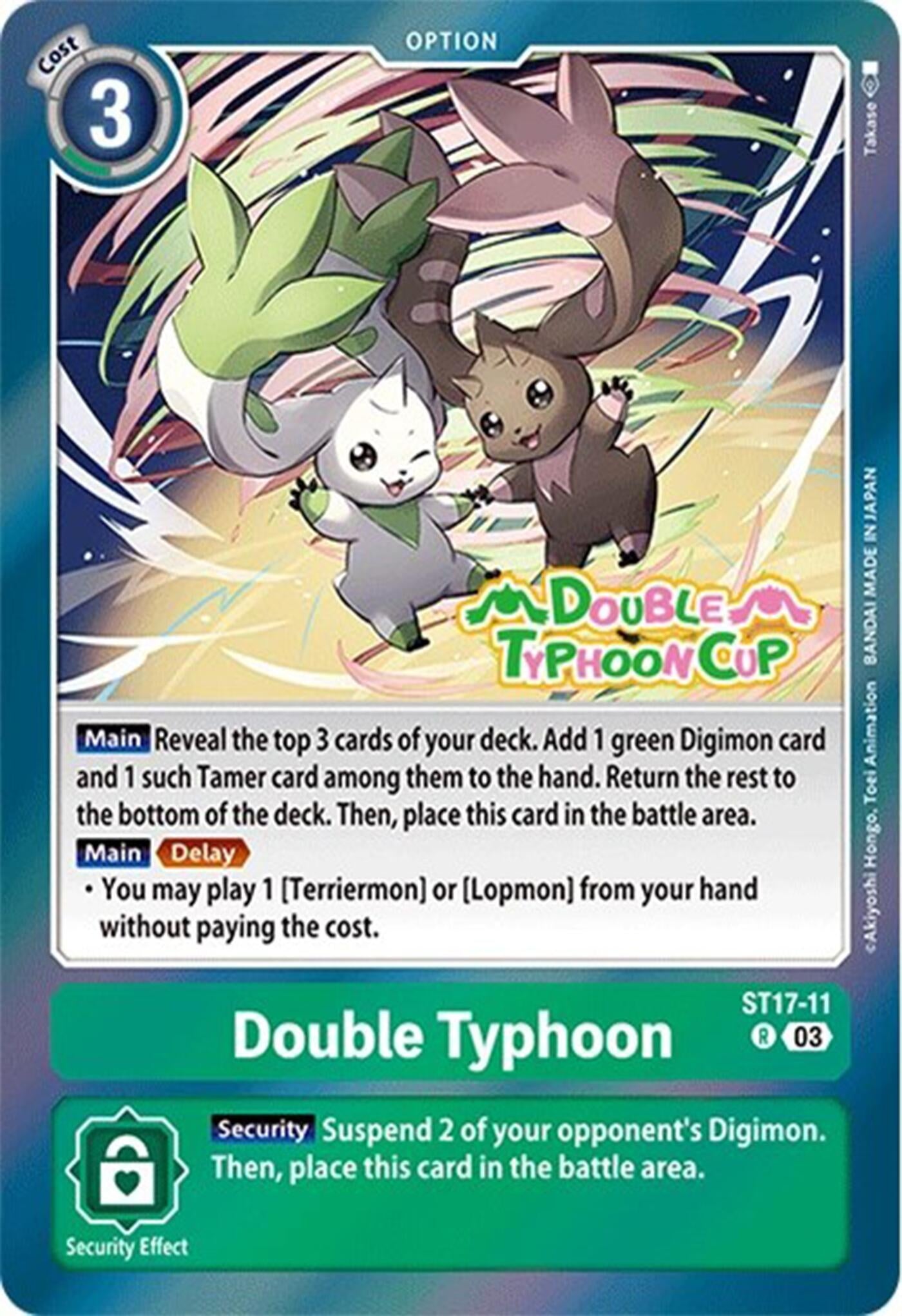 Double Typhoon (1711) [ST17_PR] - Digimon Card Game Single