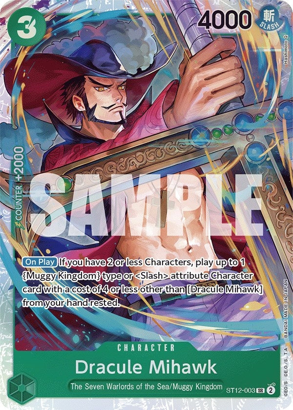 Dracule Mihawk (12003) (ST-12) - One Piece Card Game Single
