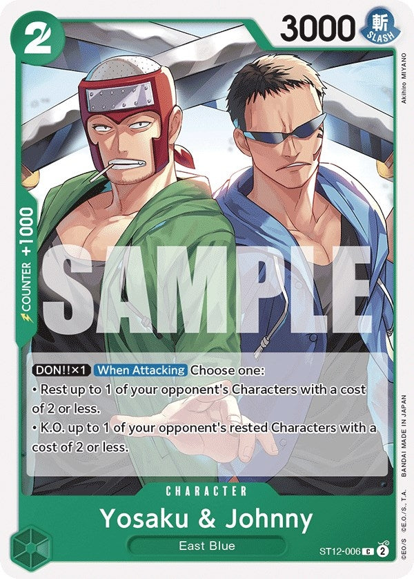 Yosaku & Johnny (12006) (ST-12) - One Piece Card Game Single