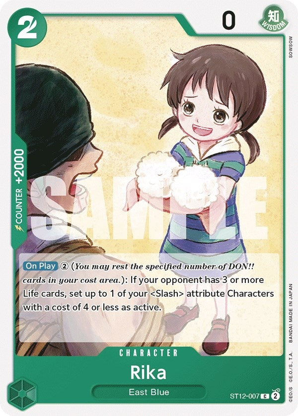 Rika (12007) (ST-12) - One Piece Card Game Single