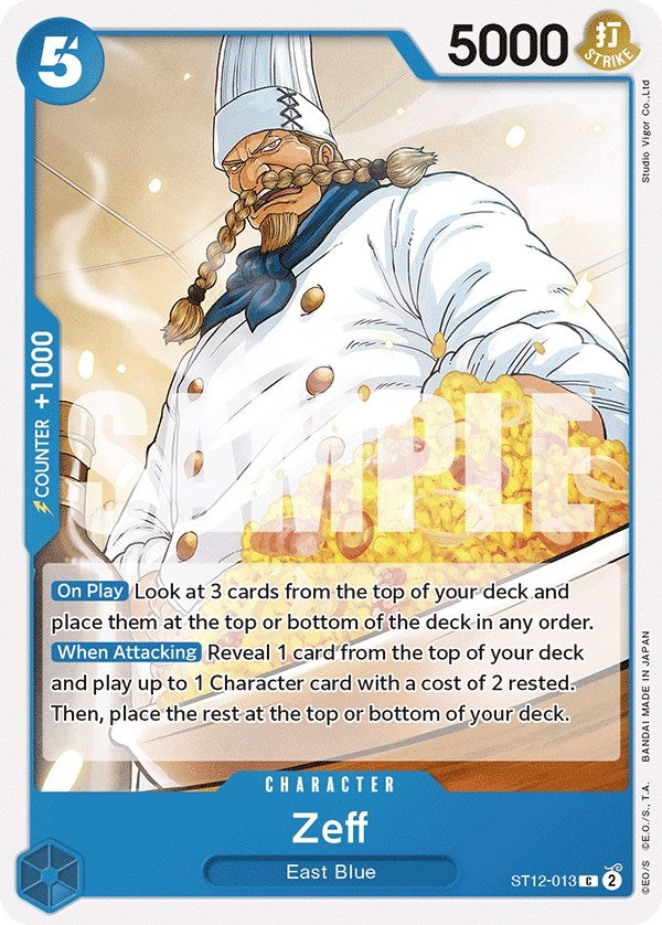 Zeff (12013) (ST-12) - One Piece Card Game Single