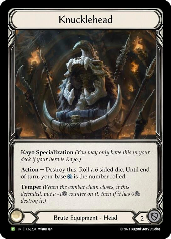 Knucklehead - LGS231 (231) [PR] - Flesh and Blood TCG Single