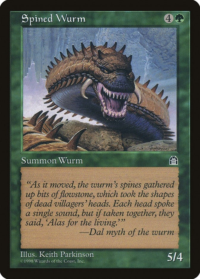 Spined Wurm [STH] - MTG Single