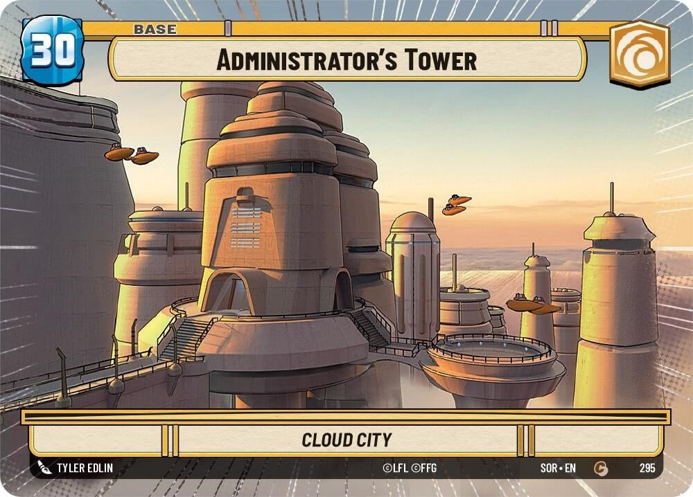 Administrator’s Tower // Experience (Hyperspace) (295) (SOR) - Star Wars: Unlimited Single