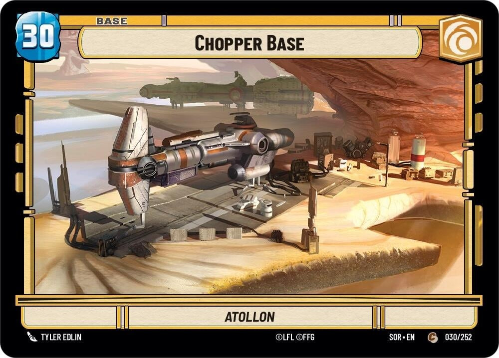 Chopper Base // Experience (30) (SOR) - Star Wars: Unlimited Single