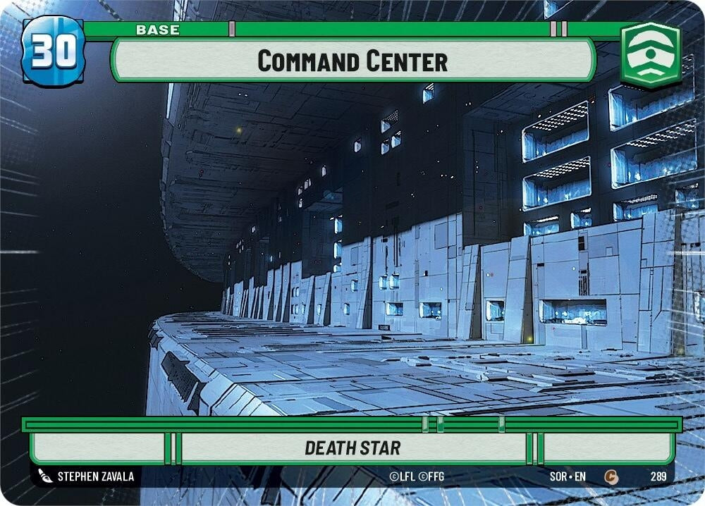 Command Center // Shield (Hyperspace) (289) (SOR) - Star Wars: Unlimited Single