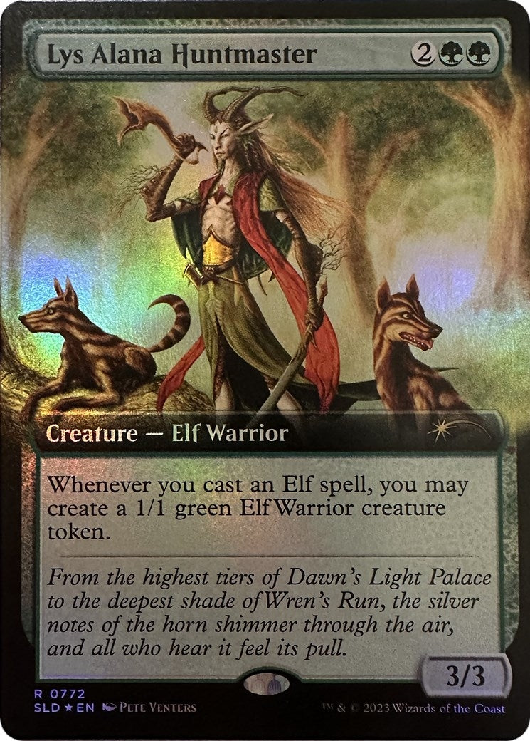 Lys Alana Huntmaster (Extended Art) (772) [SLD] - MTG Single