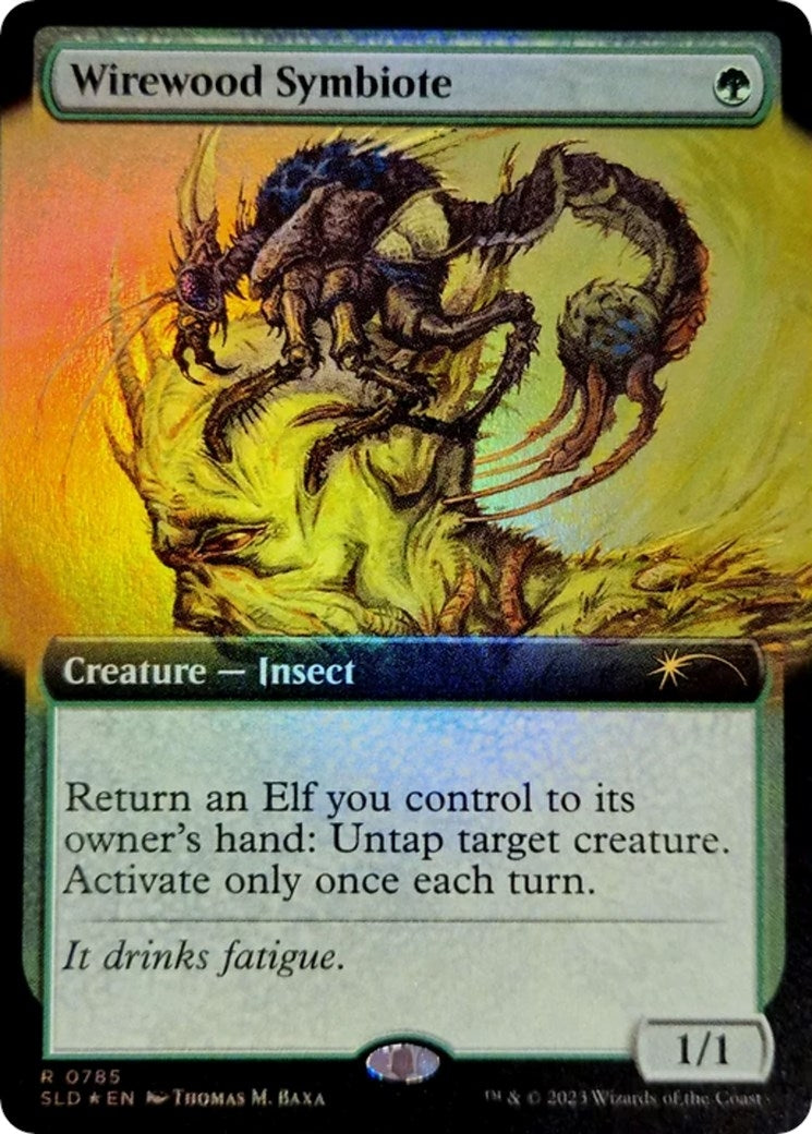 Wirewood Symbiote (Extended Art) (785) [SLD] - MTG Single